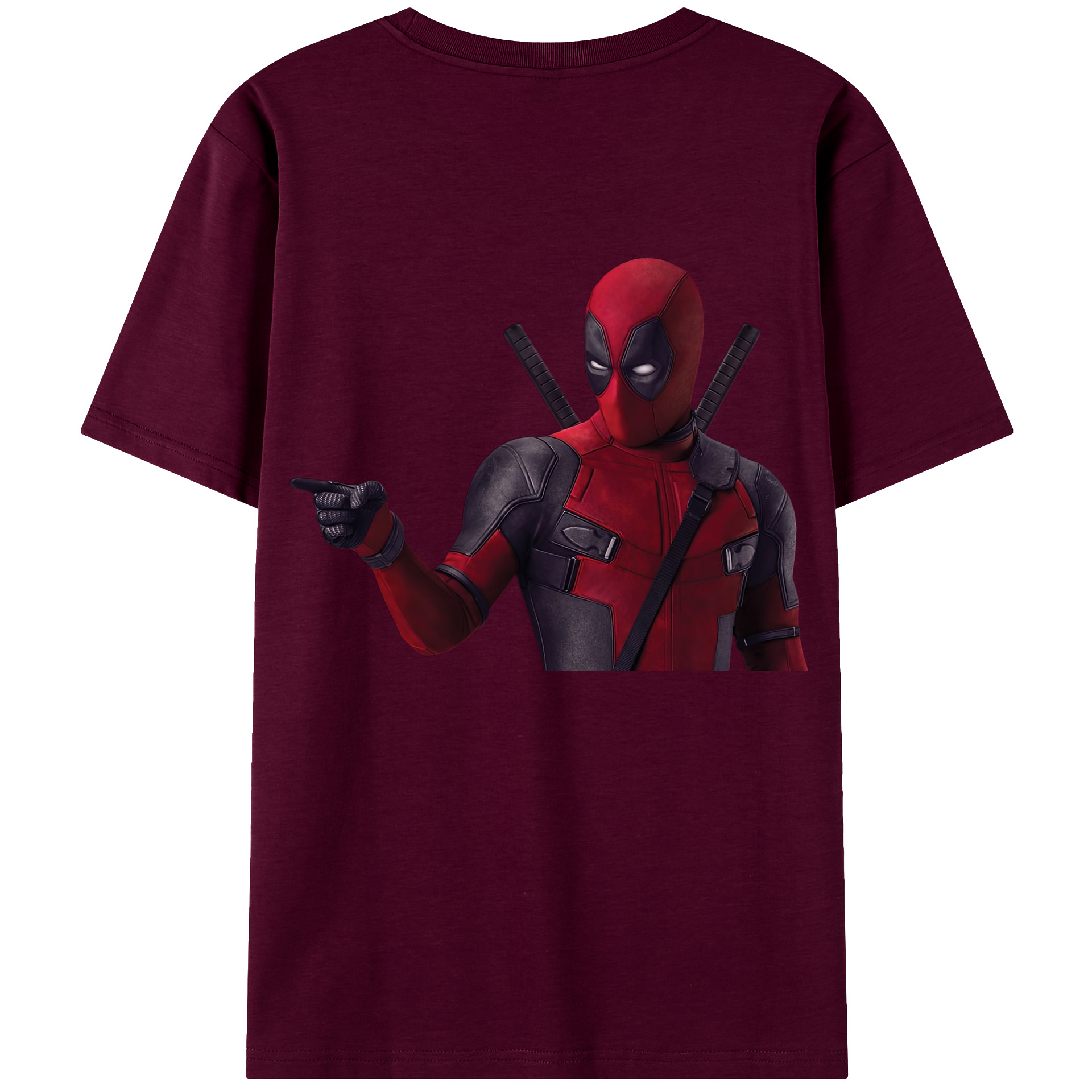 （画像用） Deadpool デッドプール レディース半袖Tシャツ(バックプリント)